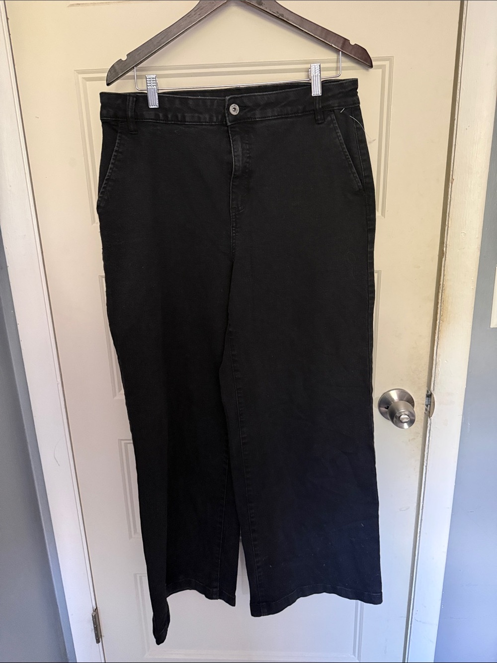 Style & Co. Black Wide-Leg Jeans